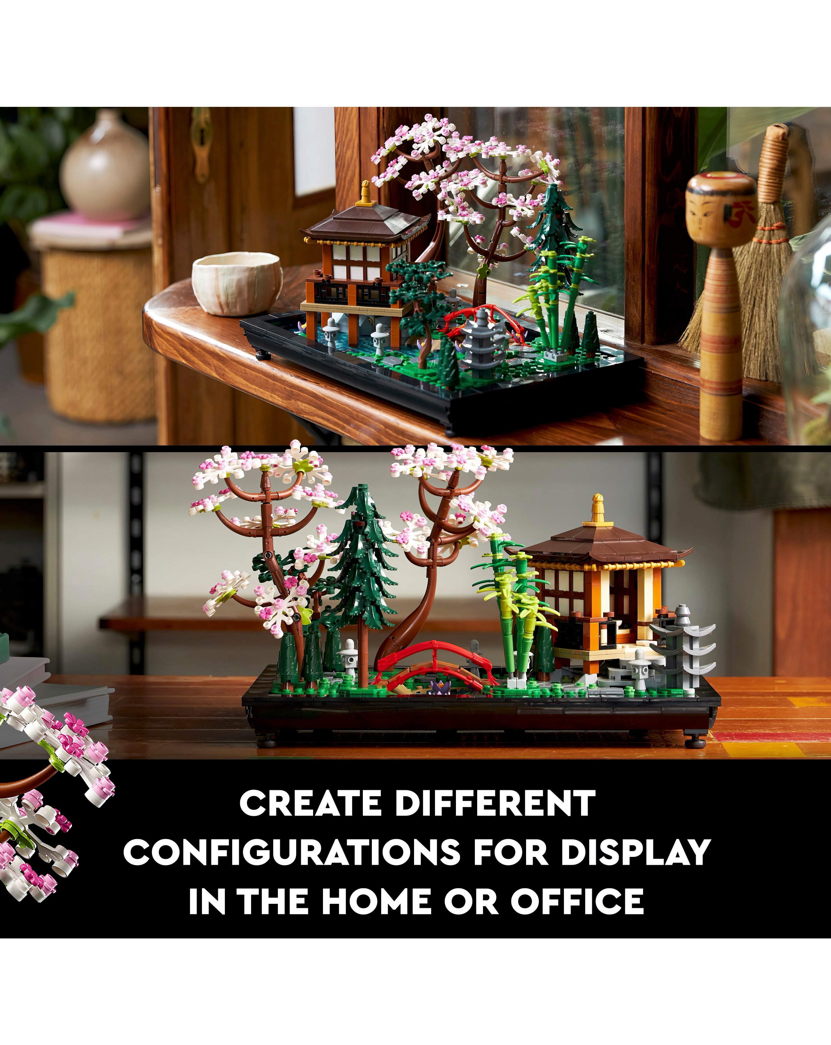 LEGO Icons Tranquil Garden Botanical Set with Flowers 10315 | JD