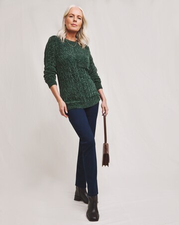 Julipa Mixed Cable Chenille Jumper