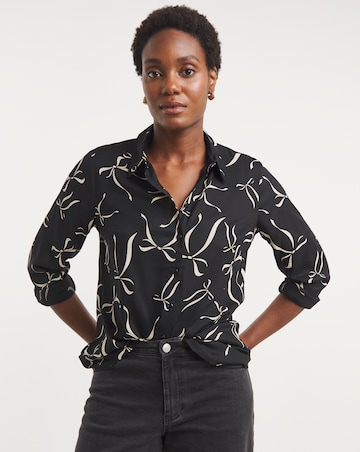 Dipped Back Long Sleeve Shirt