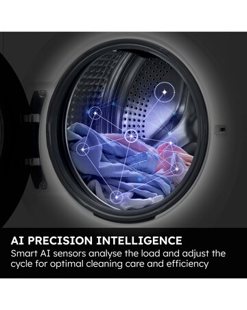 Haier X5 HW100-BP14357GUUK 10kg WiFi Washing Machine 1400rpm Graphite