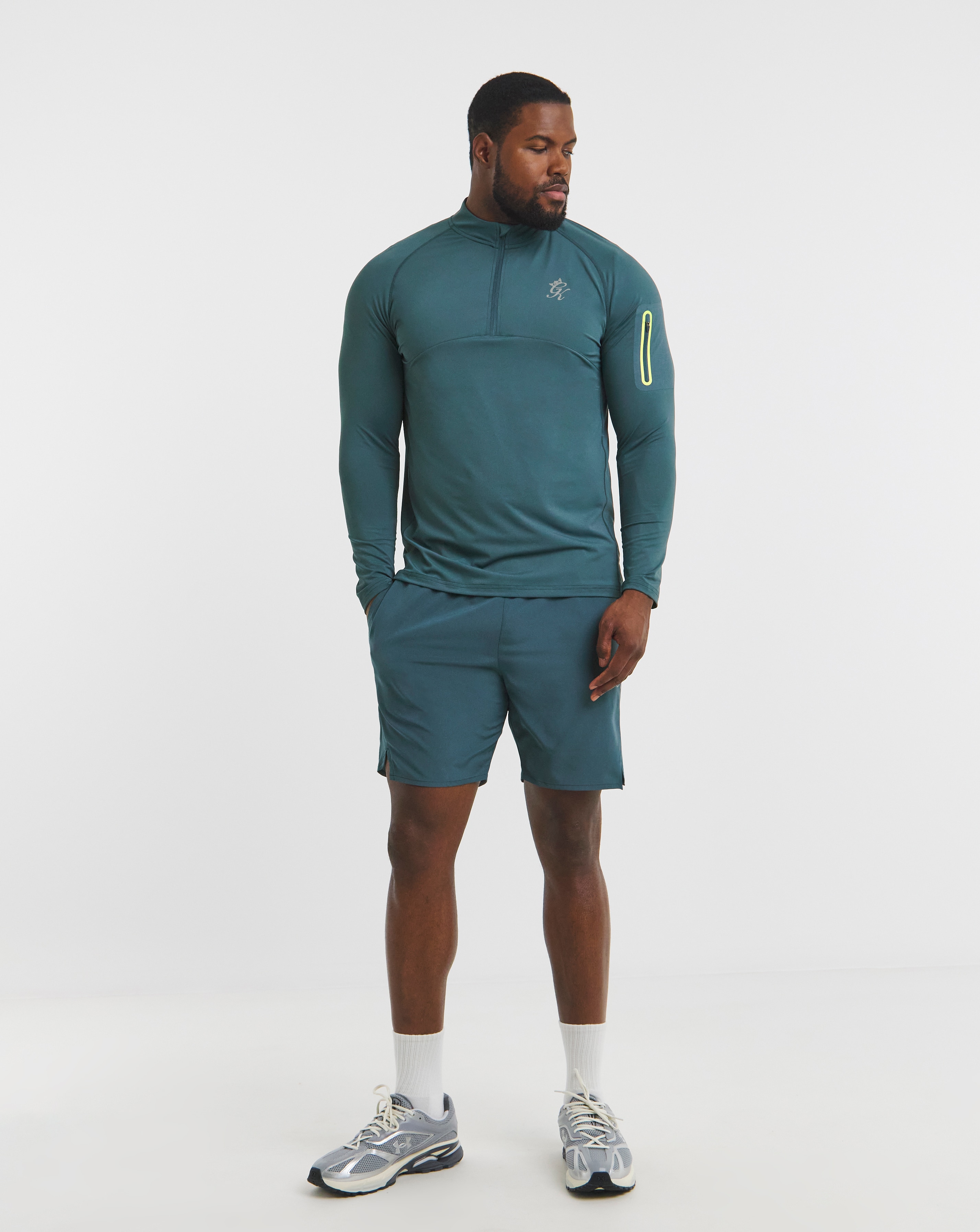 Gym King Flex 1/4 Zip Funnel | JD Williams