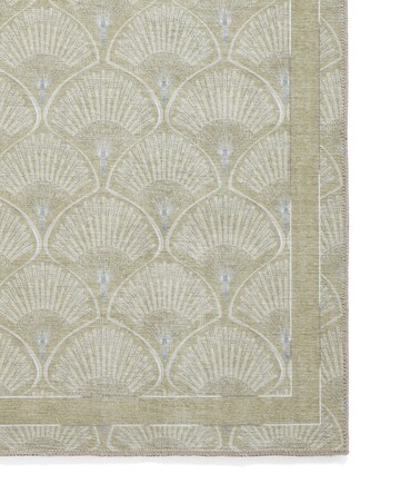 Catherine Lansfield Deco Peacock Washable Rug