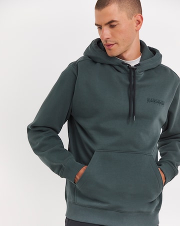Napapirjri Back Logo Hoody - Khaki