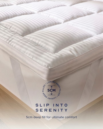 Snuggledown Luxury Deep Woven Mattress Topper 5 cm