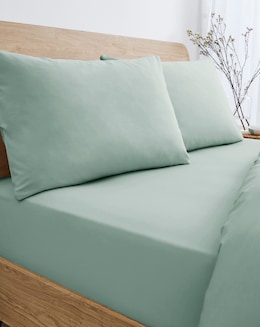 Pure Cotton 200 Thread Count Extra Deep 38cm Fitted Sheet