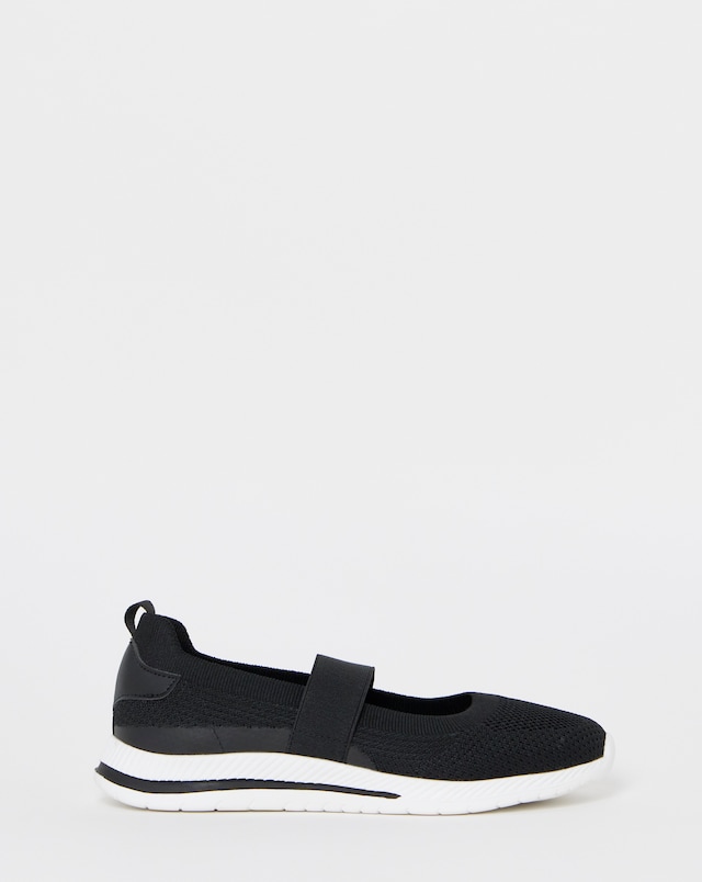 Cushion Walk Mary Jane Strap Shoes - Wide Fit (E)