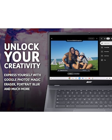 Acer Chromebook Plus 515 - 15.6in FHD Intel Core i3 8GB 256GB