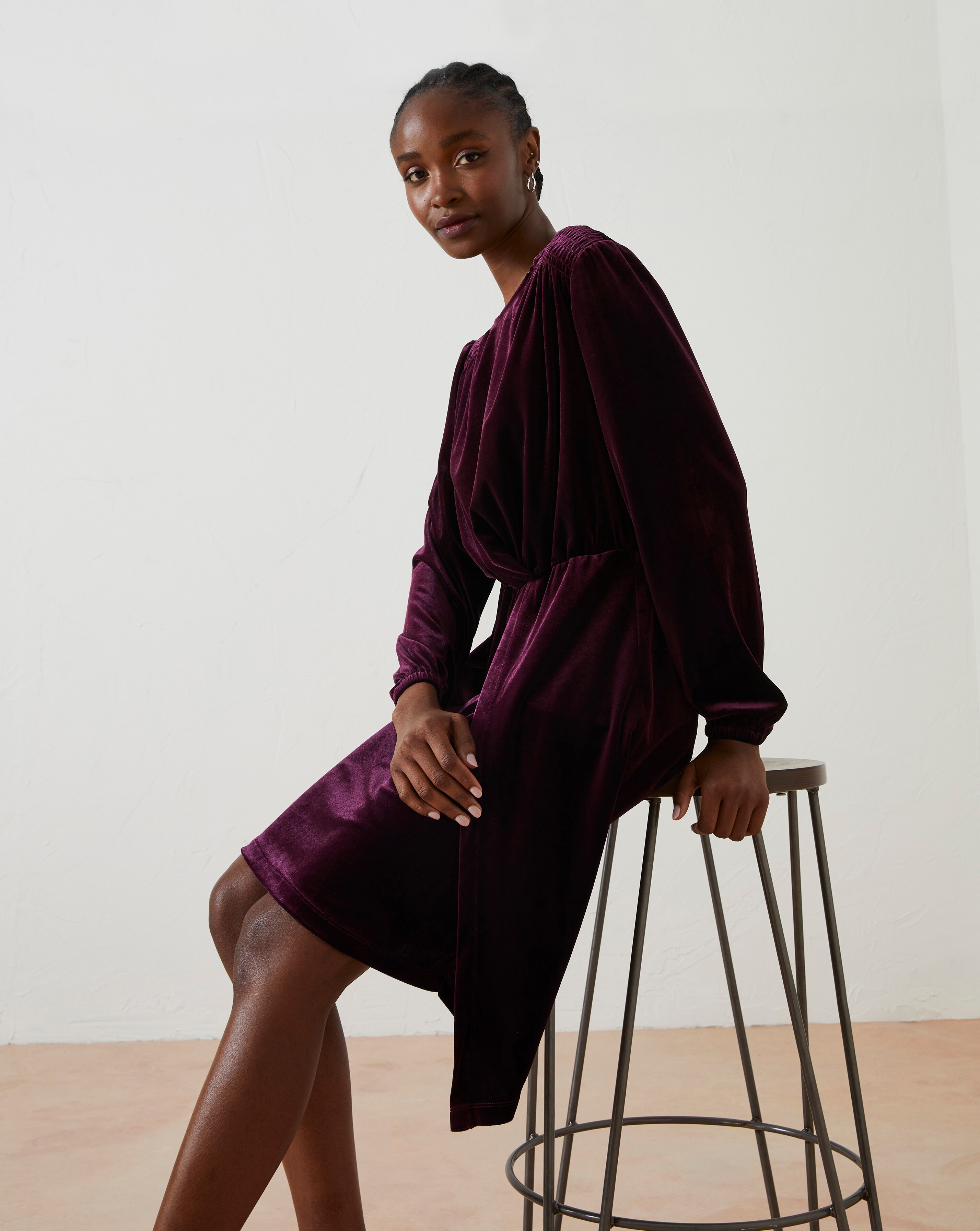 FatFace Annie Velvet Dress | JD Williams