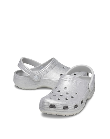 Crocs Glitter Classic Clogs Standard D Fit