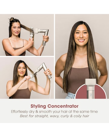 Shark FlexStyle 5-in-1 Air Styler & Hair Dryer with Storage Case - Stone