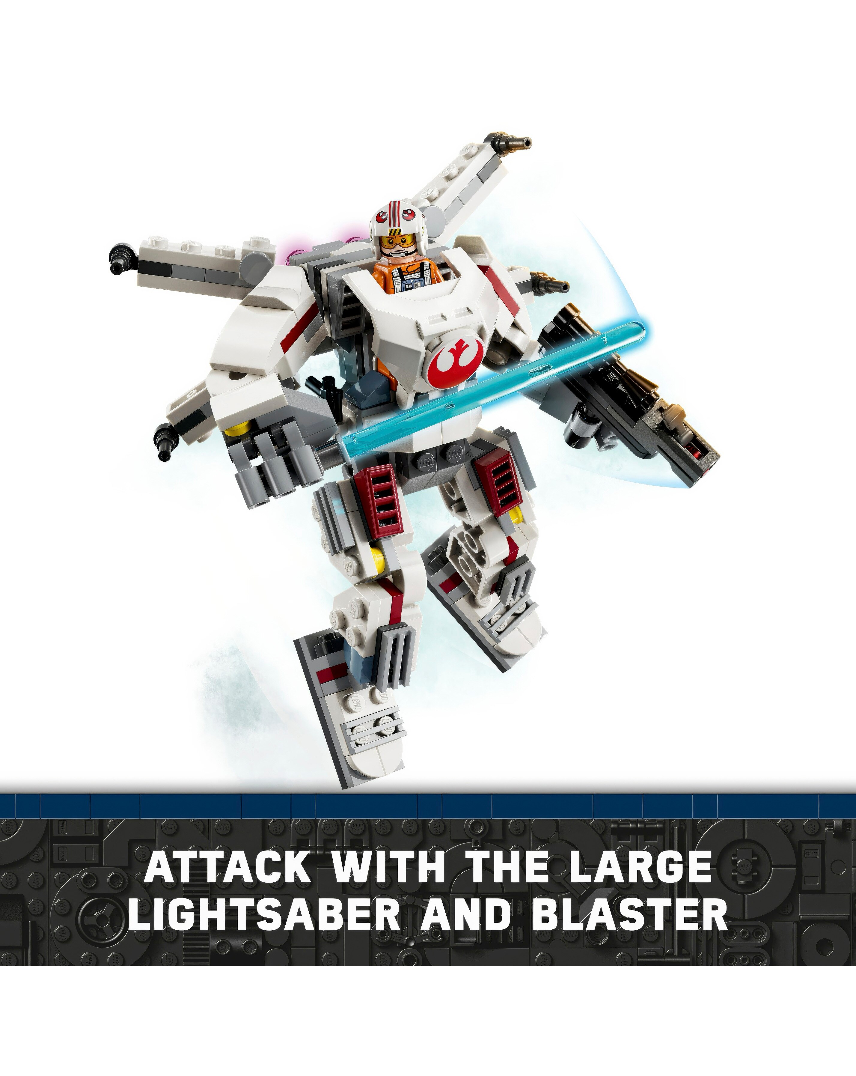 LEGO Star Wars Luke Skywalker X-Wing Mech Set 75390 | JD Williams