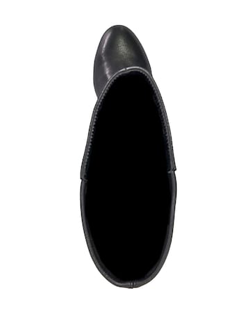 Dune Tayla Knee High Leather Boots Standard Fit