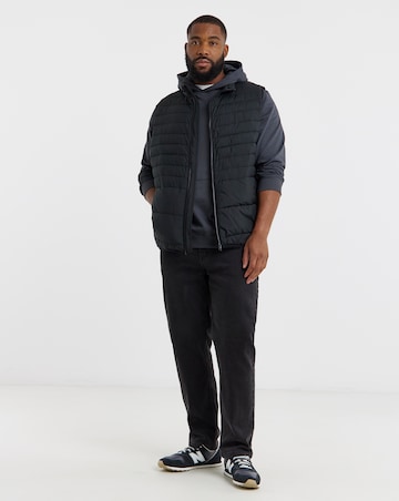 Jack & Jones State Packable Puffer Gilet - Black