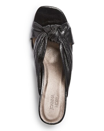 Joanna Hope Knotted Mule Sandal - Wide Fit (E)