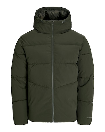 Jack & Jones Global Puffer Coat - Green