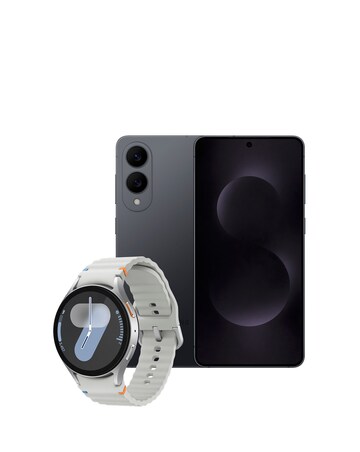 Samsung Galaxy S25 Edge 512GB Black & Samsung Galaxy Watch7 44mm Silver Bundle