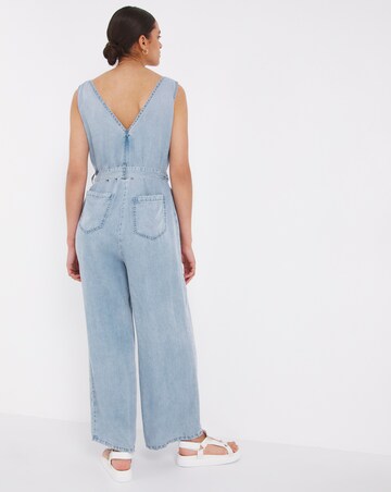 Lyocell Belted Jumpsuit