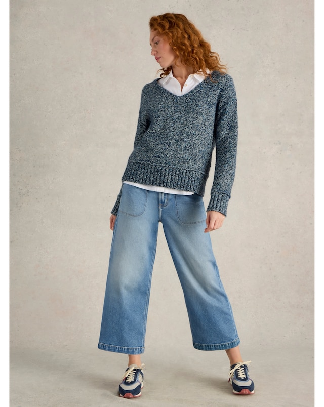 White Stuff Tia Wide Leg Grop Jean