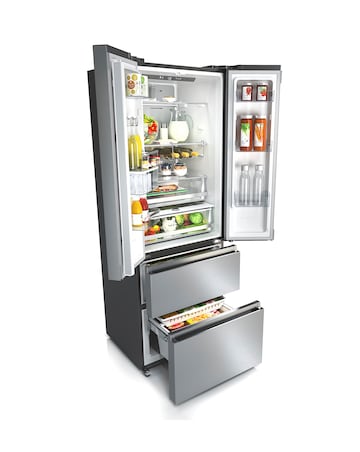 Hisense RF632N4WIE Fridge Freezer - Stainless Steel E Rated