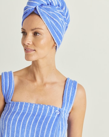 Pretty Secrets Towelling Shower Wrap And Turban