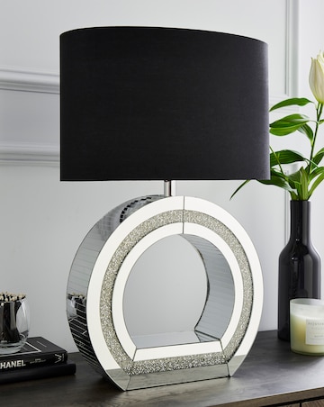 Joanna Hope Chrome Mirrored Table Lamp