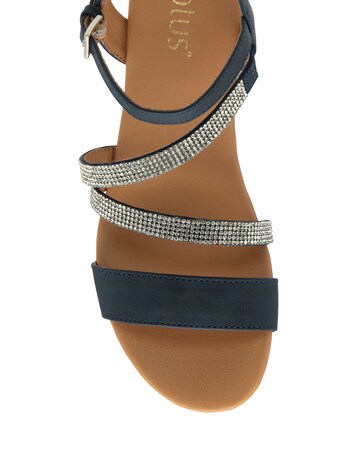 Lotus Goldie Strappy Cork Wedge