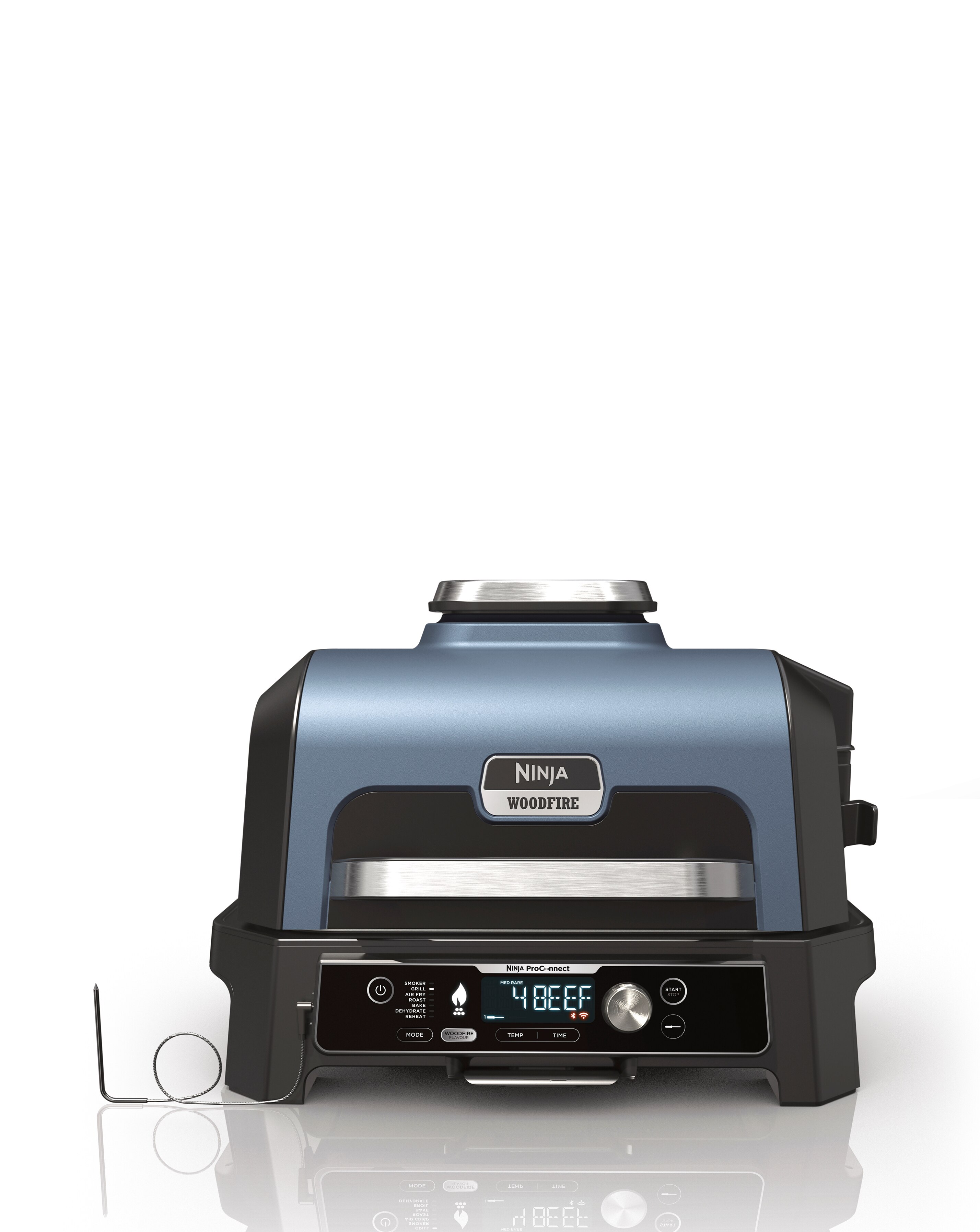 Ninja Woodfire OG901UK Pro Connect XL Electric BBQ Grill and Smoker