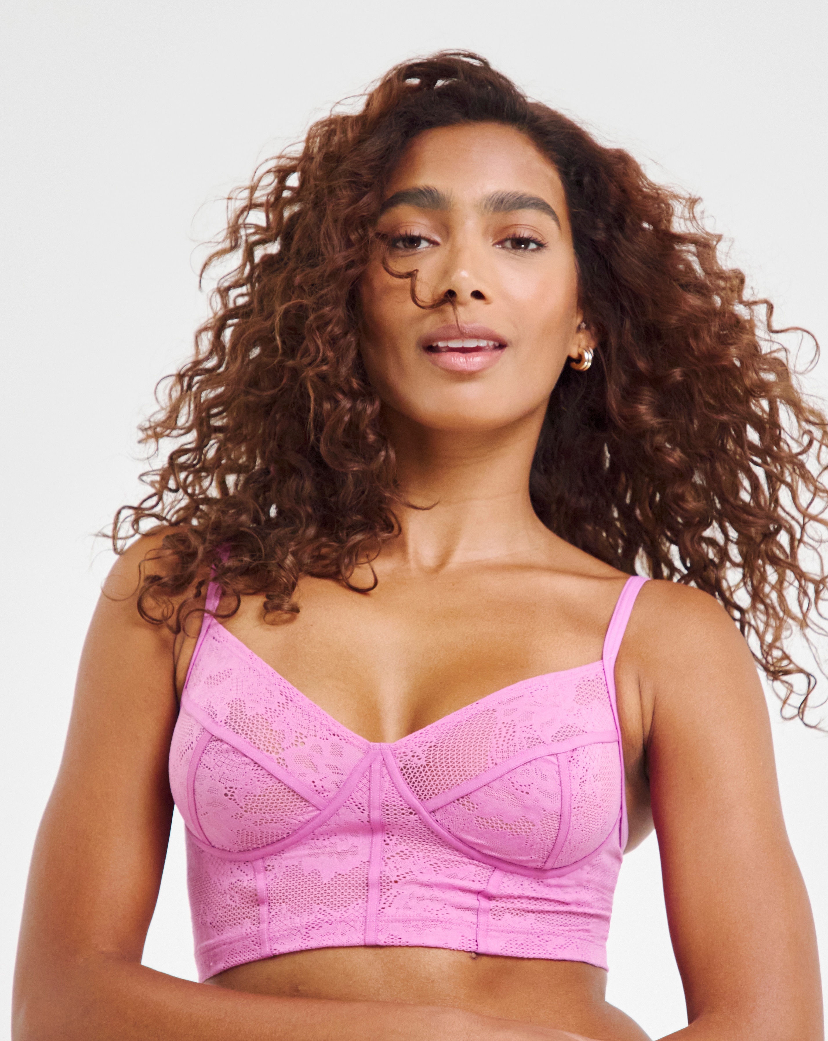 Boux Avenue Mollie Lace Plunge Wired Bra | JD Williams