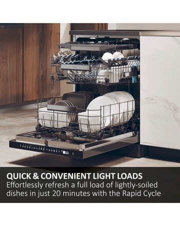 Haier i-Pro Shine Series 7 XF4A4M0W80 Dishwasher 14 Place White