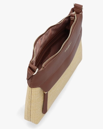 Fiorelli Isla Beige Straw Cross-Body Bag