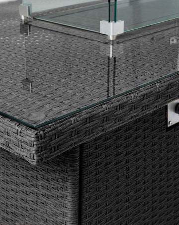 Amalfi Corner Dining Set With Firepit