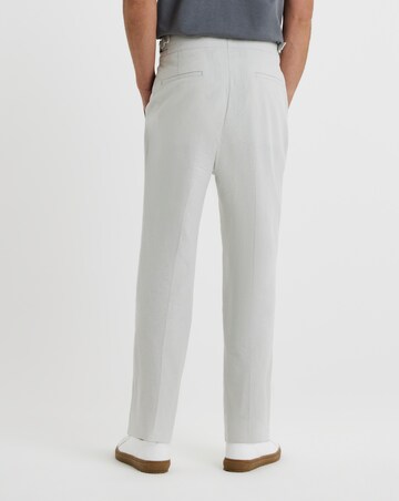 Folio Tailored Linen Flat Tapered Trouser