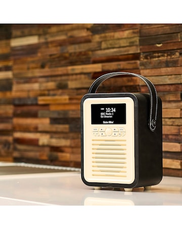 VQ Retro Mini DAB Radio - Black
