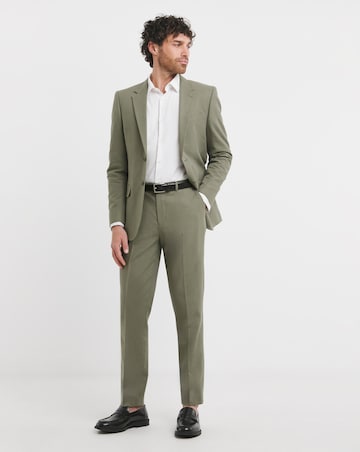 Regular Fit Linen Blend Trouser