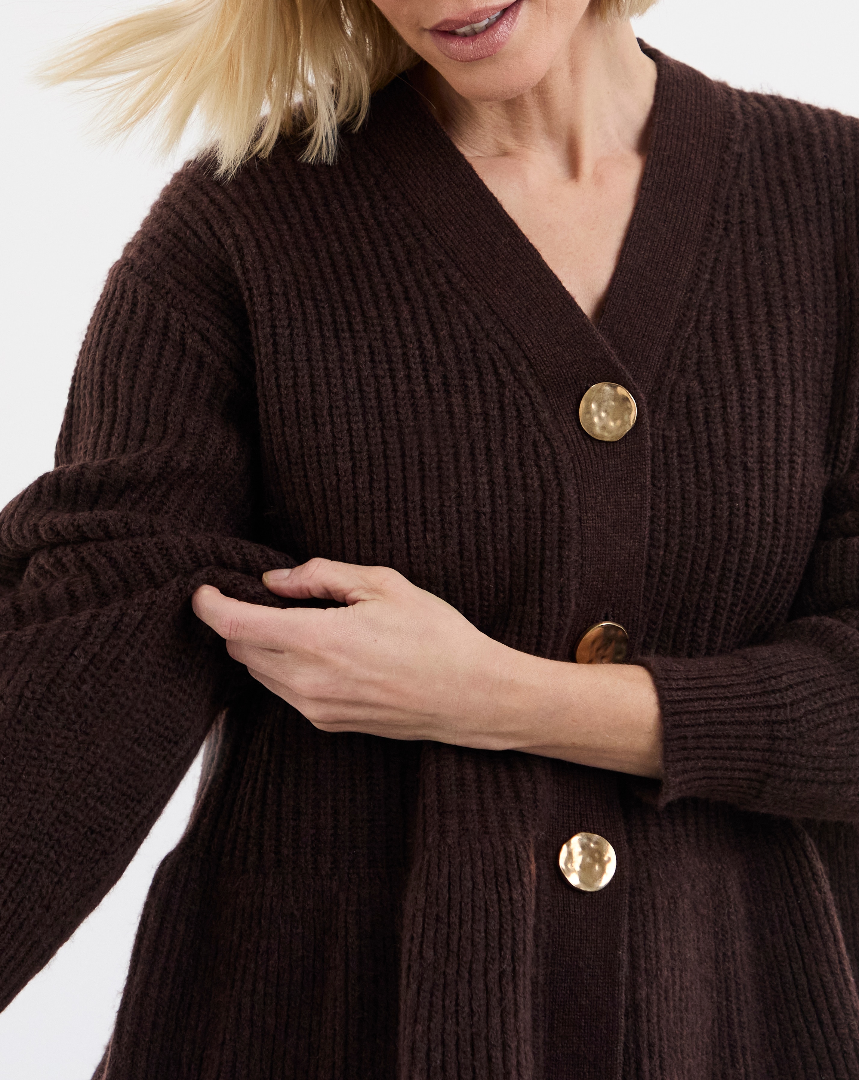 Peplum Knit Cardigan | JD Williams