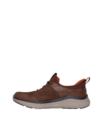 Skechers Arch Fit Crosser Trainers - Brown