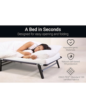 Jay-Be Hideaway Folding Bed with e-Fibre Mattress Single