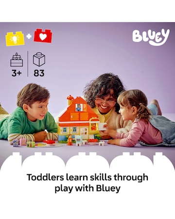 LEGO DUPLO Bluey: Bluey's Family House with Memory Game 10459