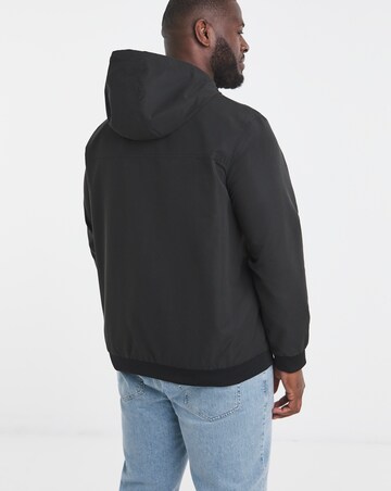 Jack & Jones Rush Hooded Bomber Jacket - Black