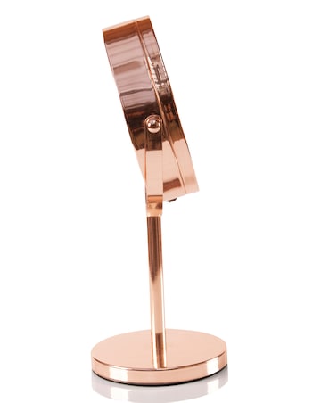Rio Rose Gold LED Illuminated 1x & 5x Magnification Cosmetic Mirror
