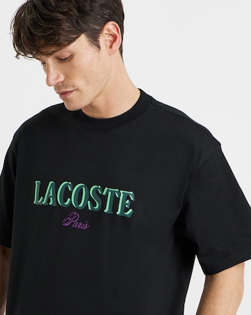 Lacoste Short Sleeve Logo T-Shirt - Black