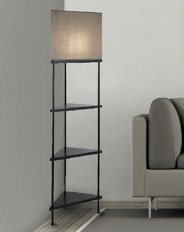 Corner Shelf Floor Lamp