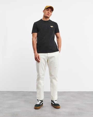 Acid Wash Embroidered T-Shirt