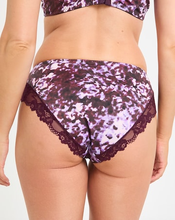 Pretty Secrets (2 Pack) Adrianne Midi Knickers Animal Print/Black
