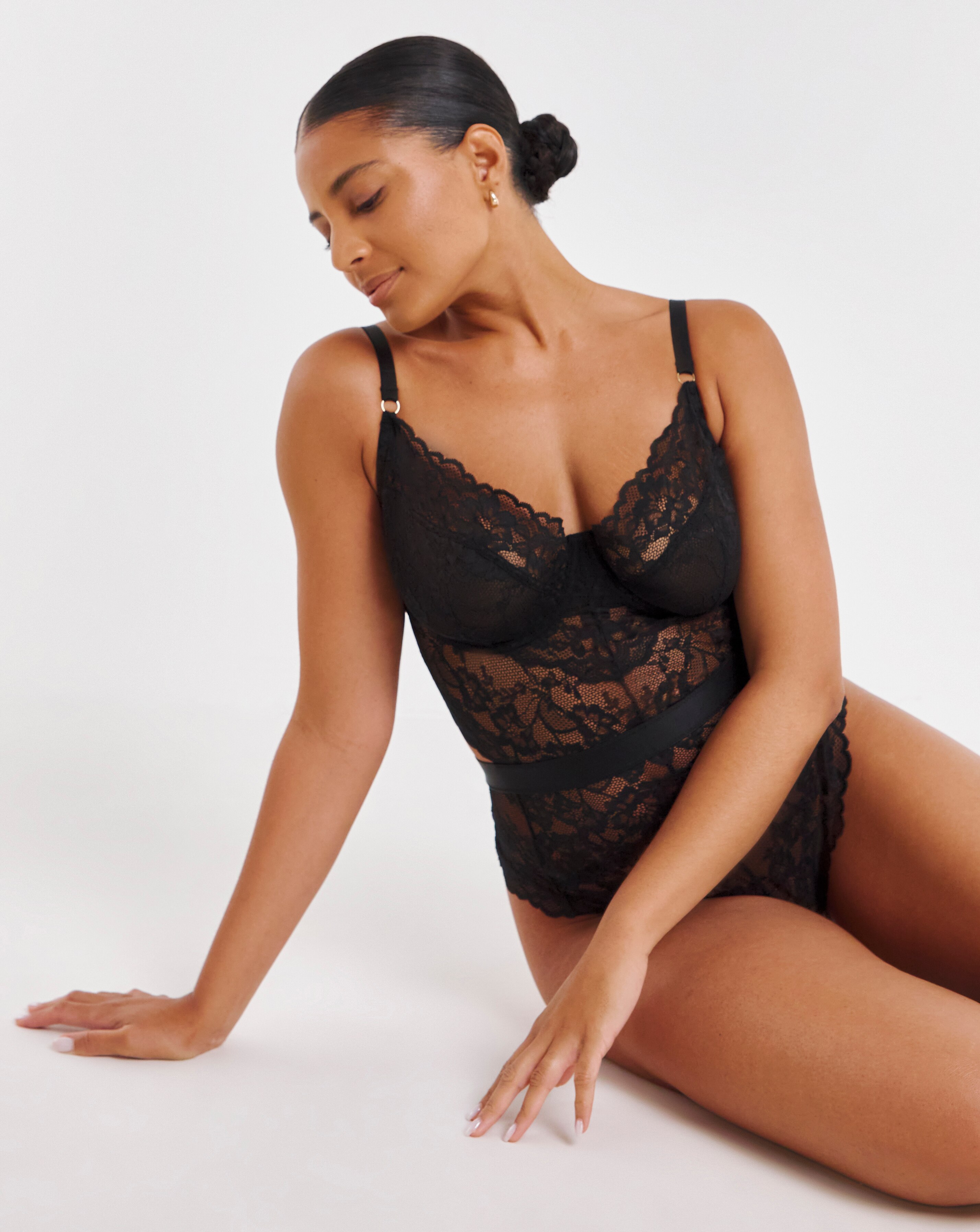 Ann Summers Hold Me Tight Body Black | JD Williams