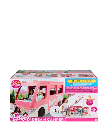 Barbie Dream Camper Vehicle Playset with 60 Accessories