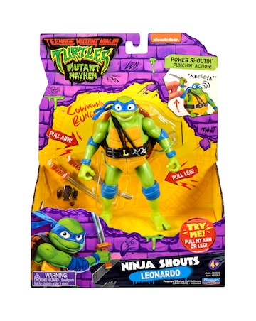 Teenage Mutant Ninja Turtles: Mutant Mayhem Shouts Figure - Leonardo