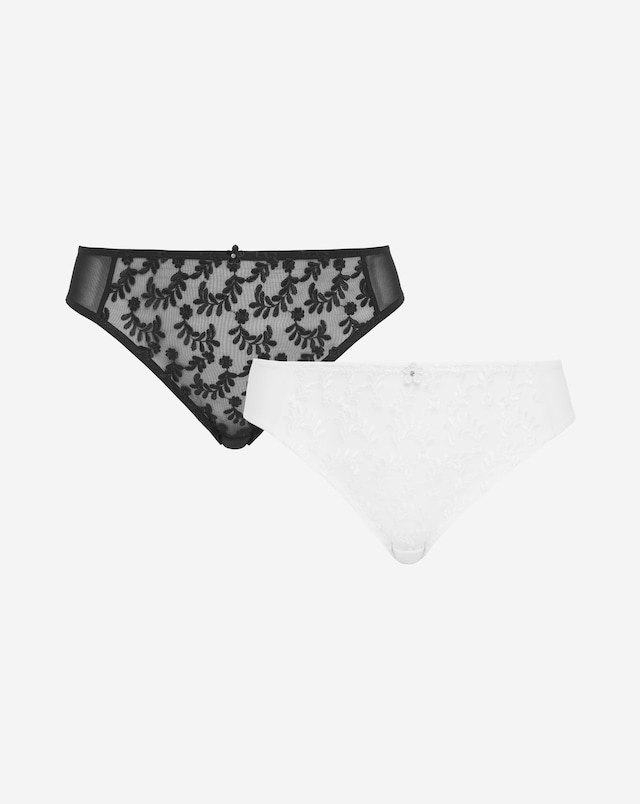 Pretty Secrets 2 Pack Lesley Everyday Mid Brief