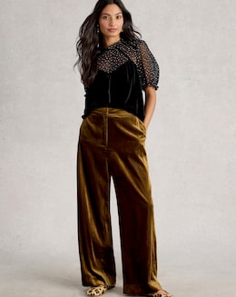 White Stuff Lexi Velvet Top