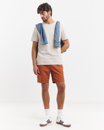 Linen Blend Elasticated Drawcord Short